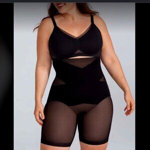 NWT HONEYLOVE Super Power Short Shapewear Runway Black 2X